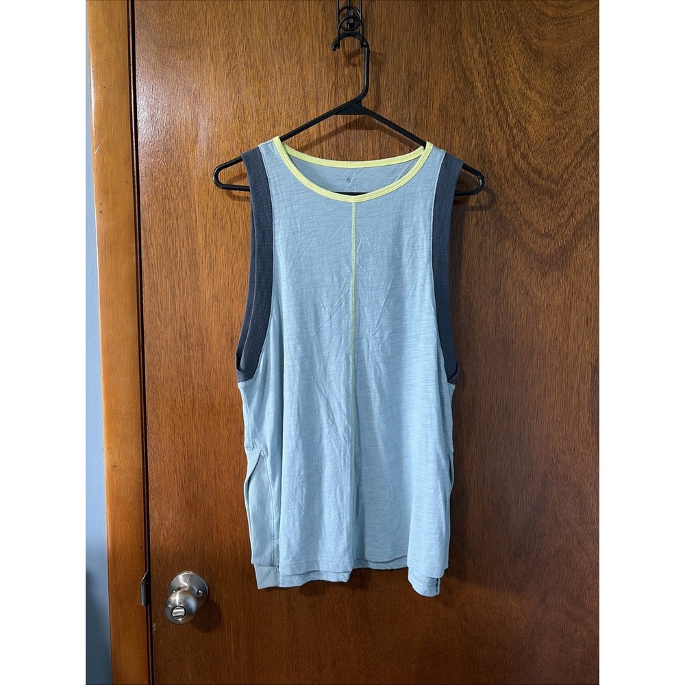 Lou & Grey Women Activewear Tank Top Turquoise Super Soft S